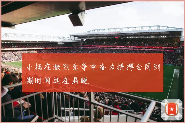 小杨在激烈竞争中奋力拼搏合同到期时间迫在眉睫
