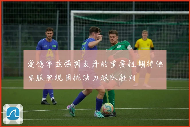 爱德华兹强调麦丹的重要性期待他克服犯规困扰助力球队胜利
